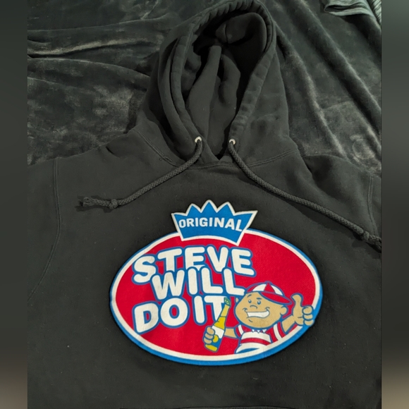 Black STEVE WILL DO IT BUBBLEGUM hoodie | Size Small - Picture 2 of 4